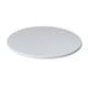 thumbnail image 1 of Mantel redondo de poliéster ajustable, protector de mesa impermeable, de 70 a 85 cm. blanco, 1 of 9