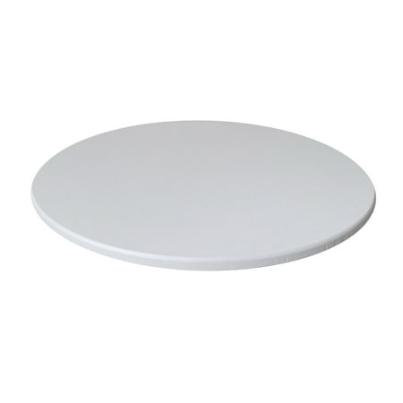 

Polyester Round Fitted Cloth Dining Water 27-33in Cover white