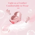 thumbnail image 6 of Heart Wireless Earbuds for Girls Kids, Cute Mini Tiny Small Invisible Earbuds Wireless Bluetooth for Small Ears Canals Women Rose Gold Kawai Blue Tooth Ear Buds for iPhone Android, 6 of 8