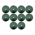 thumbnail image 1 of S SERENABLE 10Pcs Weed Barrier Mats Plant Covers Round Thickened Portable Breathable Tree Protector Mats Mulch Rings for Garden Gardening Dark Green, 1 of 9