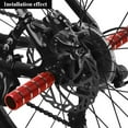thumbnail image 3 of EeaseMX 1 par de pedales de bicicleta con eje trasero y cilindro, accesorio práctico para exteriores (rojo), 3 of 7