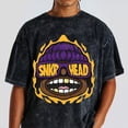 thumbnail image 2 of 4 Imperial Purple 4s Washed Shirt, Sneakerhead Big Face, Shirts Match Sneakers, 2 of 3