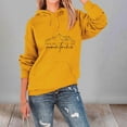 thumbnail image 2 of DHFJKG Womens Casual Hoodies Long Sleeve Fashion Graphic Printed Drawstring Comfortable Outdoor Sweatshirts Women Trendy Graphic Sweatshirt, 2 of 4