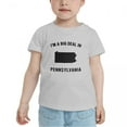 thumbnail image 2 of I'm A Big Deal in Pennsylvanias Cute Toddler T Shirts for Boys Girls (Gray, 3T), 2 of 5