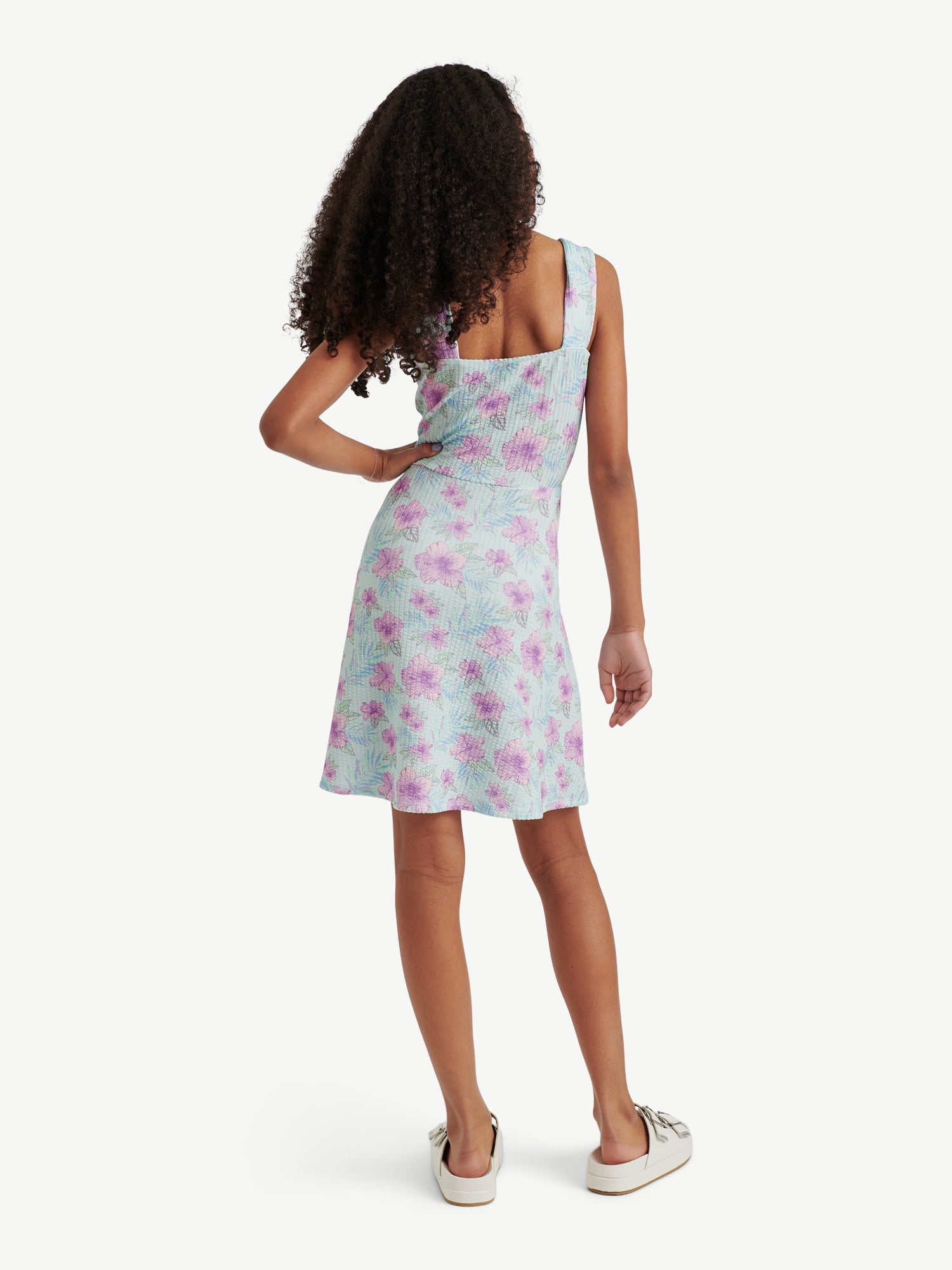 Justice Girls Textured Rib Knit Dress, Sizes XS - XLP