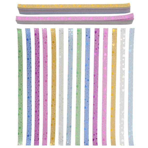 unbranded  2 Bags Pre-cut Lucky Star Paper Strips to Make Origami Stars