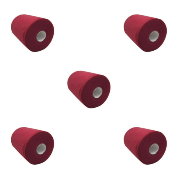 Injueey Carretes de rollo de tul de poliéster, la mejor opción para decoraciones de fiesta, telas de tul en rollo, pernos de tela de tul C18, Type2 NO2
