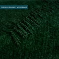 thumbnail image 4 of PAVILIA Emerald green chenille Throw Blanket for couch, Soft Forest green Knit Blanket with Tassel Fringe, Woven chenille Knitted Decorative Blanket for Sofa Bed Living Room, Decor gift, 50x, 4 of 7