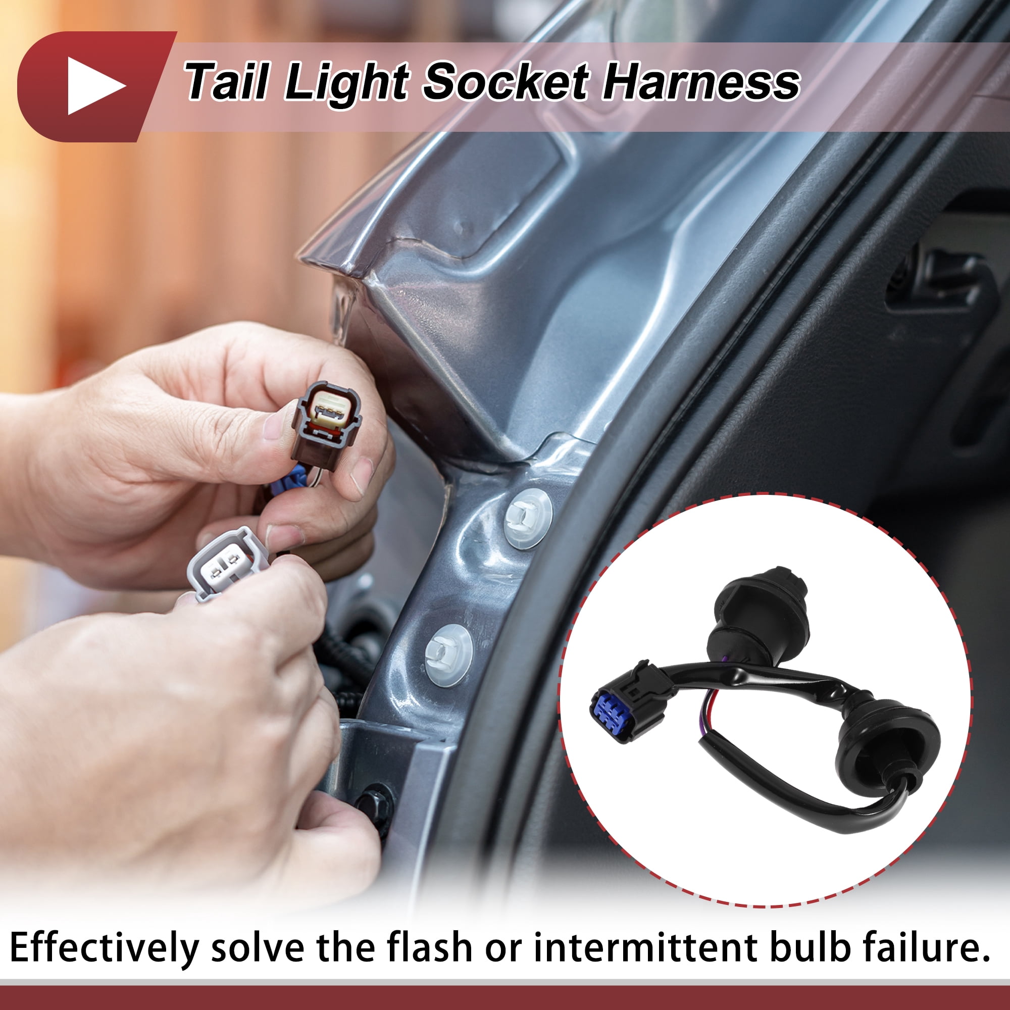 Unique Bargains Tail Light Socket Wiring for Kia Forte 2019-2024