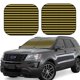 thumbnail image 1 of Balery Gold Glitter Parasol para parabrisas de coche de 2 piezas | Parasol plegable para parabrisas delantero de coche para la mayoría de sedanes-Medium, 1 of 6