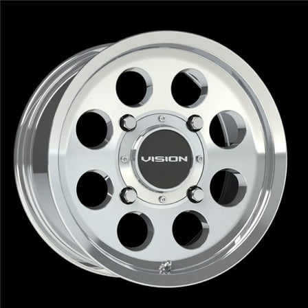 Vision 56-151156P5 4 x 156 mm Midway Wheel Rim - Polished