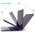 thumbnail image 2 of IBENZER Compatible with 2022 2021 2020 MacBook Air 13 Inch Case M1 A2337 A2179 A1932, Hard Shell Case & Keyboard Cover & Screen Film for Mac Air 13 with Touch ID (2018-2022), UAPU, W-AT13-UAPU+2, 2 of 10