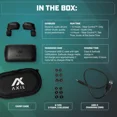 thumbnail image 3 of AXIL XCOR PRO Wireless Tactical Earbuds with Bluetooth 5.2, Digital Hearing Protection, Hear Control Technology & Touch Controls, Black, 3 of 3