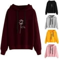 thumbnail image 2 of Utoimkio Oversized Graphic Hoodies for Women Plus Size Hoodie Long Sleeve Pullover Sweatshirts for Women Loose Fit Pullover Tops Fall Outfits, 2 of 5
