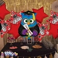 thumbnail image 4 of PMU Congrats Grad Balloon Bouquet | Graduation Decoration Mylar Balloons | Celebrate Success with Vibrant Graduation Balloons | “Wise Owl Grad” Balloon Bouquet Red (5/Pkg) Pkg/1, 4 of 7