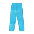 thumbnail image 6 of Balery Sky Blue Glitter print Men's Pajama Pants,Ultra Lightweight Pjs,Lounge Pant-XX-Large, 6 of 9