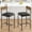 Rustic Brown, variant on Ourlova Bar Stools Set of 2, Upholstered Bar Chairs with Back, 25.5 Inches Kitchen Bar Stools with Footrest, Thick Cushion, Counter Height Barstools for Island, Counter Bar