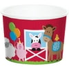 Party Central Club Pack of 72 Red Farmhouse Friends Fun Treat Cups 3.5"