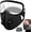 Black-1pc, variant on Reusable Carbon Filter Dust Mask, Breathable Detachable Adjustable Respirator Face Mask with 5 Activated Filters