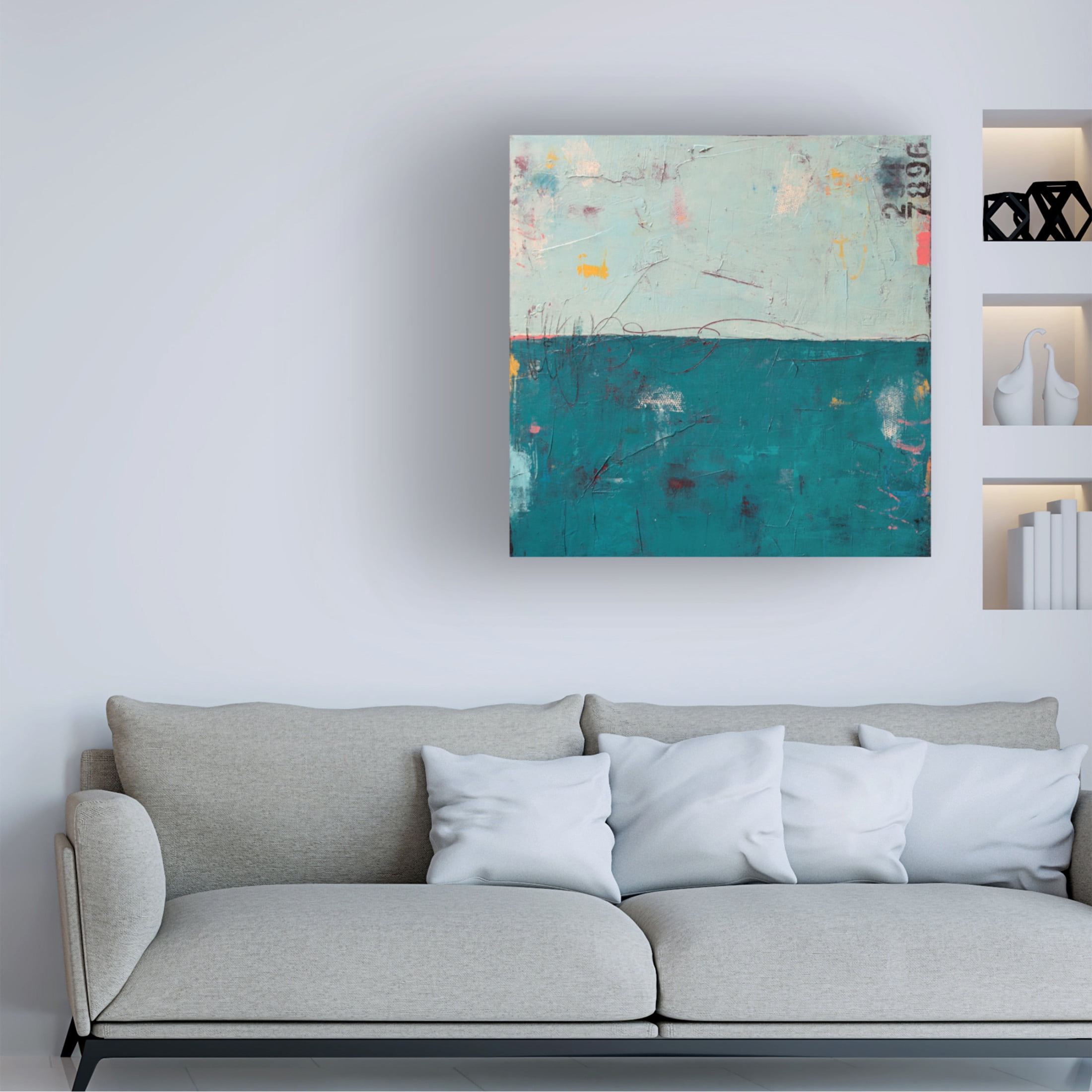 Trademark Fine Art Erin Ashley Blue Bay Hideaway Canvas Wall Art