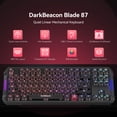 thumbnail image 3 of DarkBeacon Blade 87 Quiet Mechanical Gaming Keyboard RGB TKL, Wired, Linear, 3 of 11
