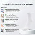 thumbnail image 5 of Comfello Diabetic Socks Ankle for Men & Women – 6 Pairs of Non-Binding Moisture-Wicking Neuropathy Socks, 5 of 7