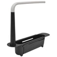 thumbnail image 4 of Telescopic Kitchen Over Sink Organizer, Expandable Storage Drain Basket Rack with Towel Hanger Length Freely Adjustable Large Capacity PP Expandable Sink Organizer for Kitchen Sink, 4 of 7