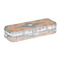 thumbnail image 2 of Plastic Pencil Box Large Capacity Pencil Boxes Clear Boxes with Snap-Tight Lid Stylish Office Supplies Storage Organizer Box Western-style Cowhorn Skulls, 2 of 7