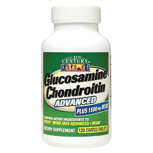 21St Century Glucosamine Chondroitin Advanced With Msm 120 Tablets