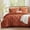 08 Burnt Orange, variant on U by Bedsure Queen Comforter Set Burnt Orange, Bed in a Bag Queen Size Bedding, 7 Pieces Pinch Pleat All Season Comforter with Sheets, Pillowcases & Shams