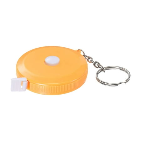 

Measuring Tape 1.5M/60-inch Retractable Tailors Tape Measure Pocket Size with Key Chain for Body Fabric Sewing and Crafts Measurements Orange