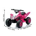 thumbnail image 7 of SaveJoy 12V ride on Toddler Electric Car, Dual Motor Ride On Toy with 2 Speed Modes and Parent Remote Gift for Kids 3-6 Years, Pink, 7 of 7