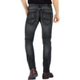 thumbnail image 2 of RAW X Mens Stretch Distressed Jeans, Black Stone, 30X30, 2 of 6