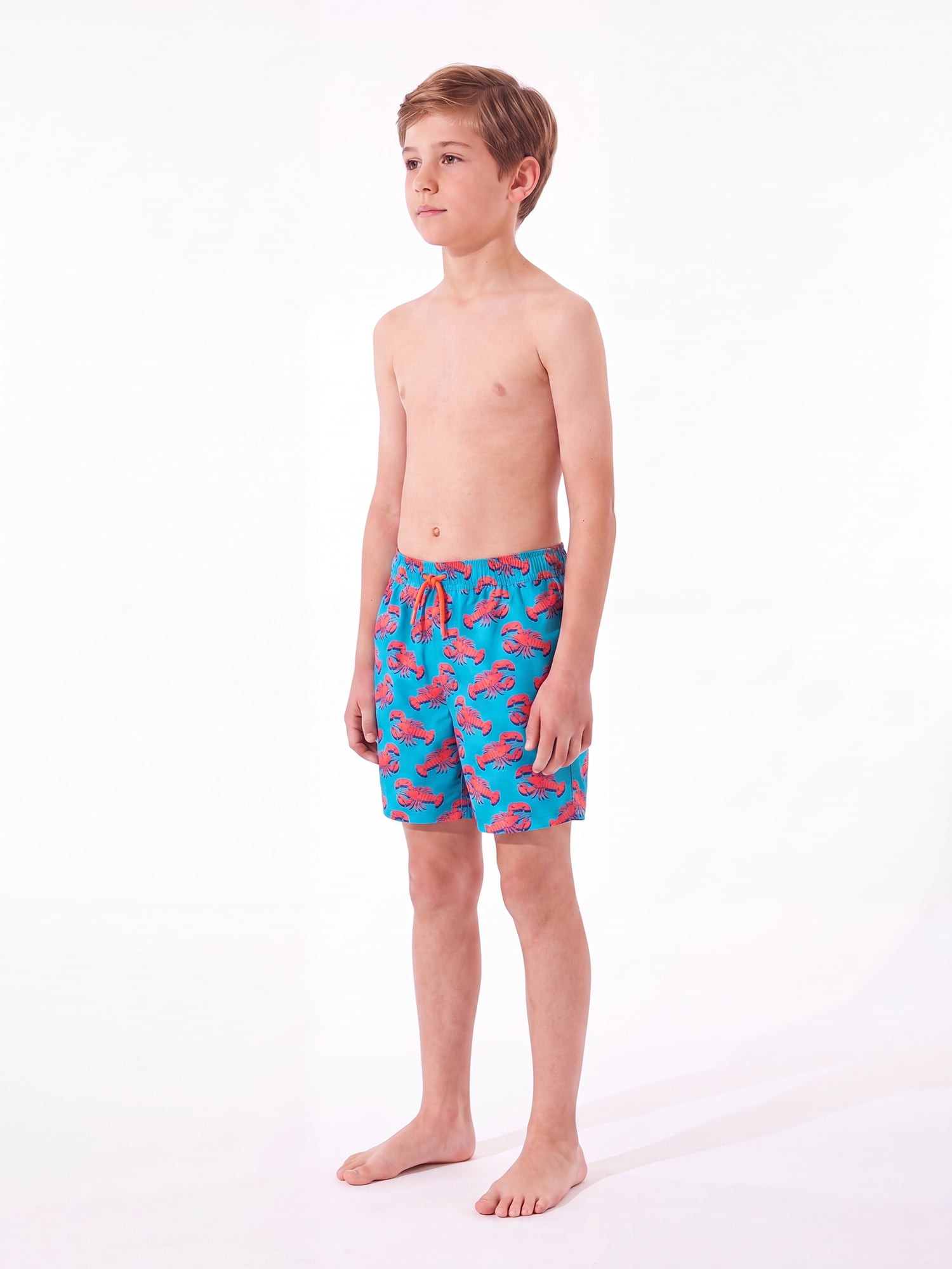 Ocean Gear Boys Print 5.5 inch Swim Trunks , Sizes 4-18