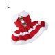 thumbnail image 1 of Vestido navideño para perros Gatos lindos Perro Vestido rojo para perros pequeños medianos (L), 1 of 5