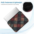 thumbnail image 2 of FORMRS 15-15.6 inch Laptop Sleeve Case Soft Carrying Quilted Computer Bag Cover, Red Tartan Pattern, 2 of 7