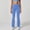 Blue, variant on Vivianyn HD Women's High Waisted Flare Leg Yoga Pants, Buttery Soft Workout Pants for Women,Blue,Size S-XL