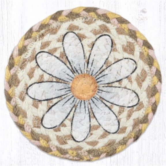 Capitol Importing 79-653D 7 x 7 in. LC-653 Daisy Round Large Coaster