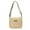 Beige, variant on Straw Woven Crossbody Bag - Adjustable PU Strap Summer Beach Purse (9.1", Khaki)