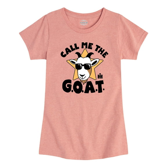 Case IH - Goat - Girls Fitted Short Sleeve Graphic T-Shirt
