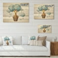 thumbnail image 4 of Designart "Adorable Giraffe in a Nursery II" Children Print on Natural Pine Wood, 4 of 5