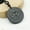 Lotus, variant on Shungite Natural Stone Pendant Original Healing Crystal Emf Karelia Russia-Flat