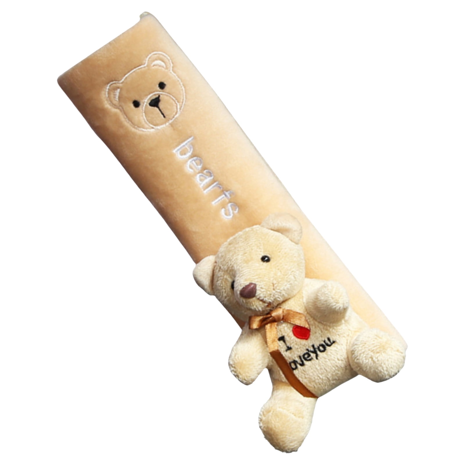 IMSHIE Cartoon Car Seat Belt Cover GM Warm Flannel Interior Decoration