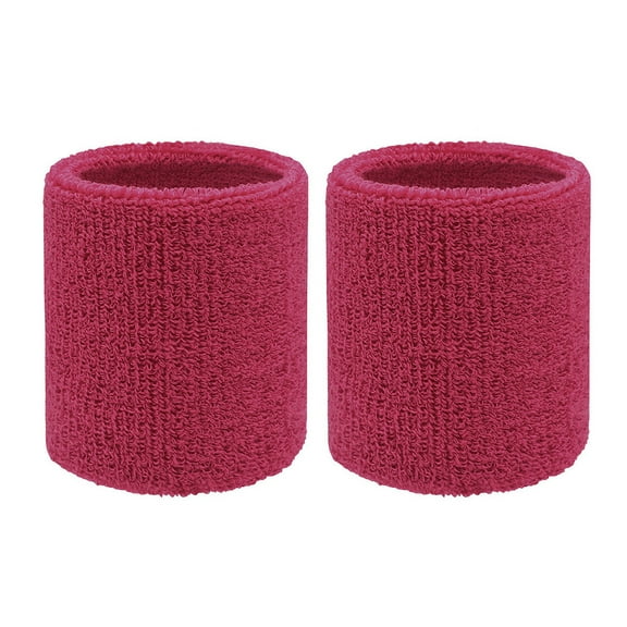 Hyasfey 2 Pcs Wrist Sweatbands for Men Women Moisture Wicking Sports Wristbands for Tennis Basketball Running Gym Working Out