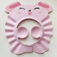 thumbnail image 1 of Chapeau de Bain pour Bébé Imperméable Chapeau de Shampooing pour Bébé Chapeau de Bain pour Bébé Taille Ajustable Chapeau de Shampooing Imperméable avec Protection des Oreilles Rose, 1 of 1
