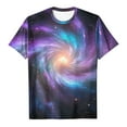 thumbnail image 4 of kttectoa Loose Fit Comfy T-Shirt Casual Blouses Blouses for Women Nebula Graphic T Shirts Crewneck Short Sleeve Blouse for Women Trendy Party, 4 of 4