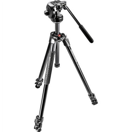 UPC: 0719821396581 | Manfrotto MK290XTA3-2WUS 290 Xtra Aluminum Tripod w128RC Micro Fluid Video Head
