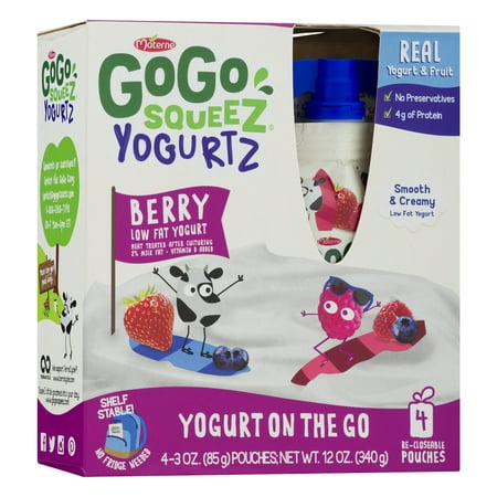 UPC 840426100201 product image for GoGo squeeZ YogurtZ Berry 3oz 4PK | upcitemdb.com