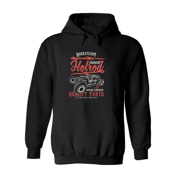 Hot Rod Car Quality Parts Hoodie Men -Image by Shutterstock, Male 3X-Large