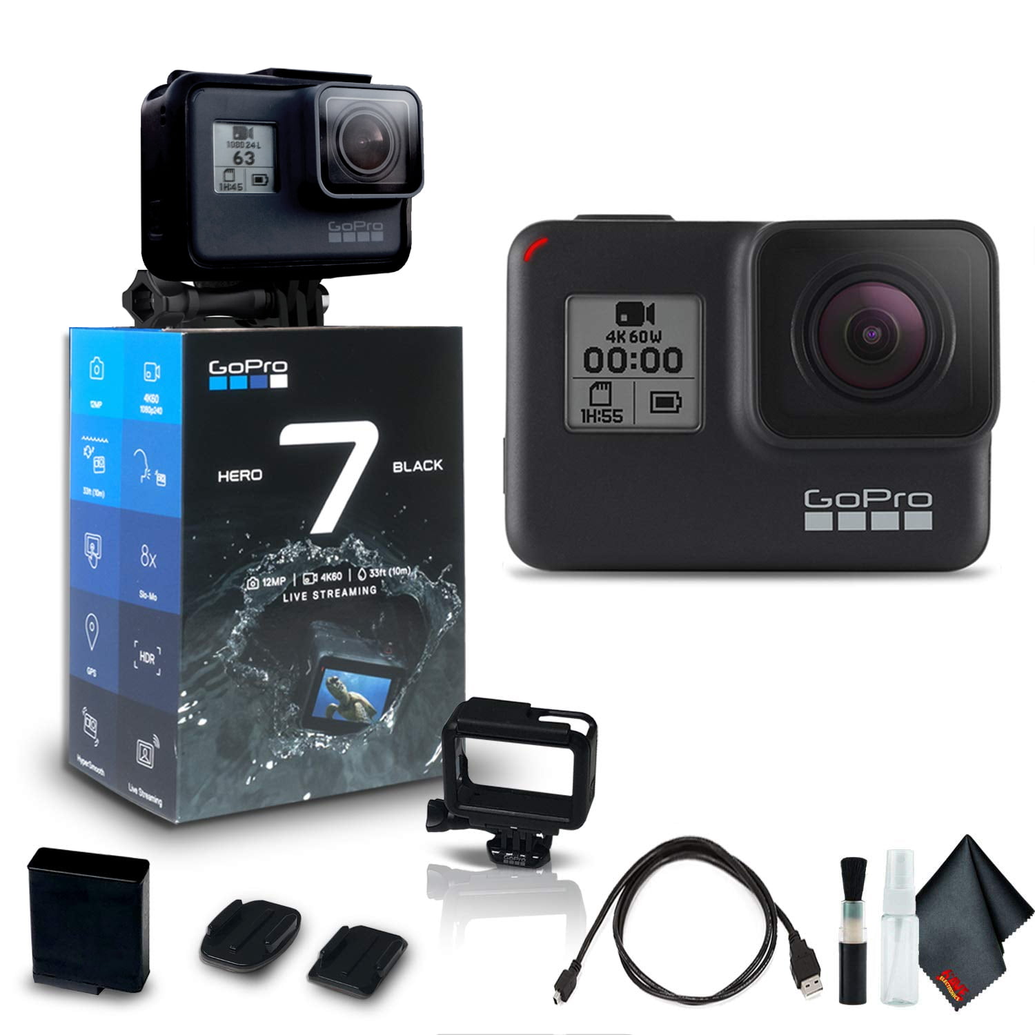 GoPro HERO7 Black - Waterproof Action Camera with Touch Screen